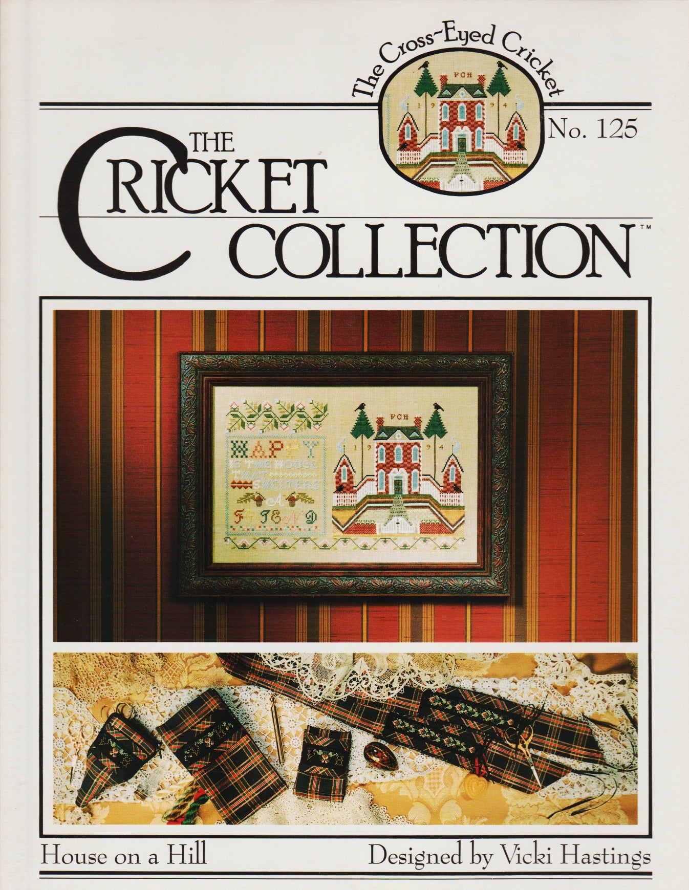 Cricket Collection House On A Hill CC125 cross stitch pattern