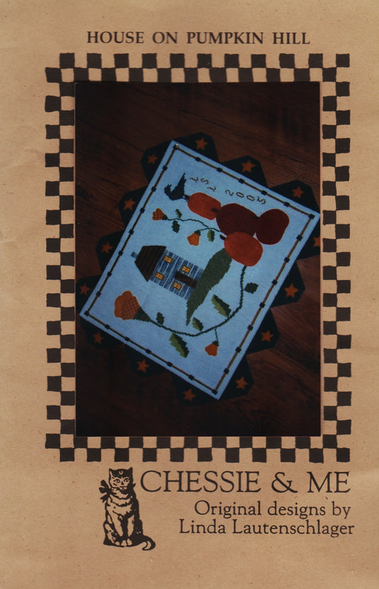 Chessie & Me House On Pumpkin Hill cross stitch and applique pattern