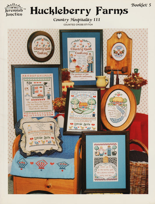 Jeremiah Junction Huckleberry Farms booklet 5 cross stitch pattern