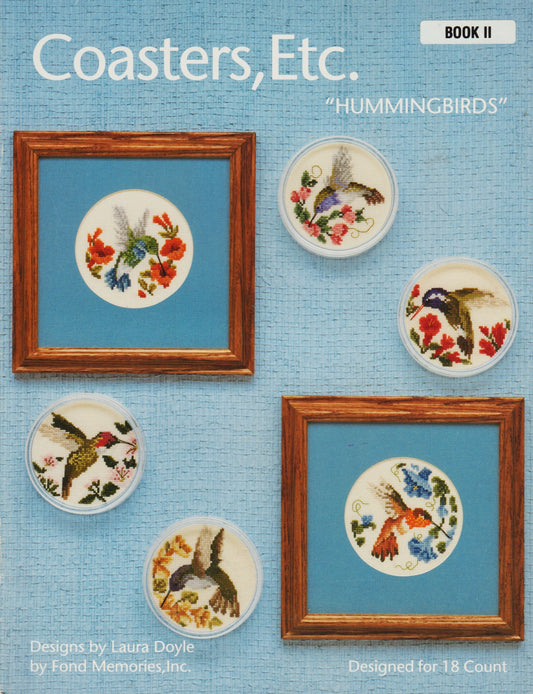 Fond Memories Hummingbirds Coasters Etc cross stitch pattern