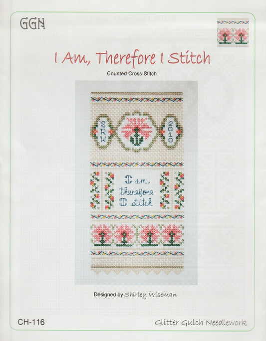 Glitter Gulch I Am, Therefore I Stitch CH-116 cross stitch pattern