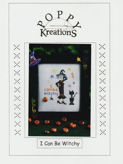 Poppy Kreations I Can Be Witchy cross stitch pattern