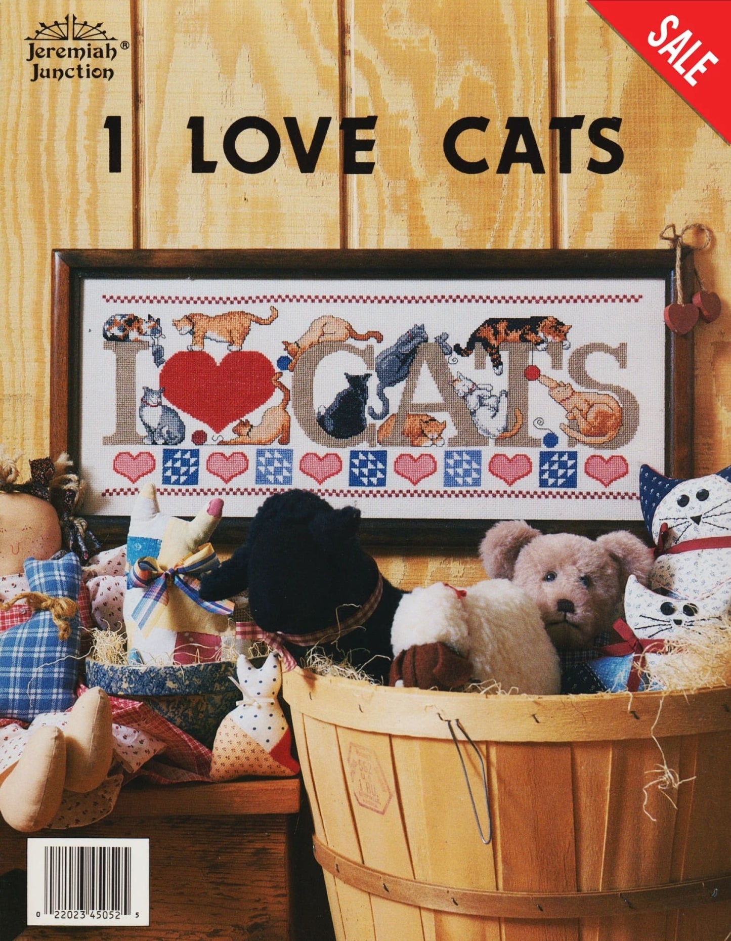 Jeremiah Junction I Love Cats JL104 cross stitch pattern