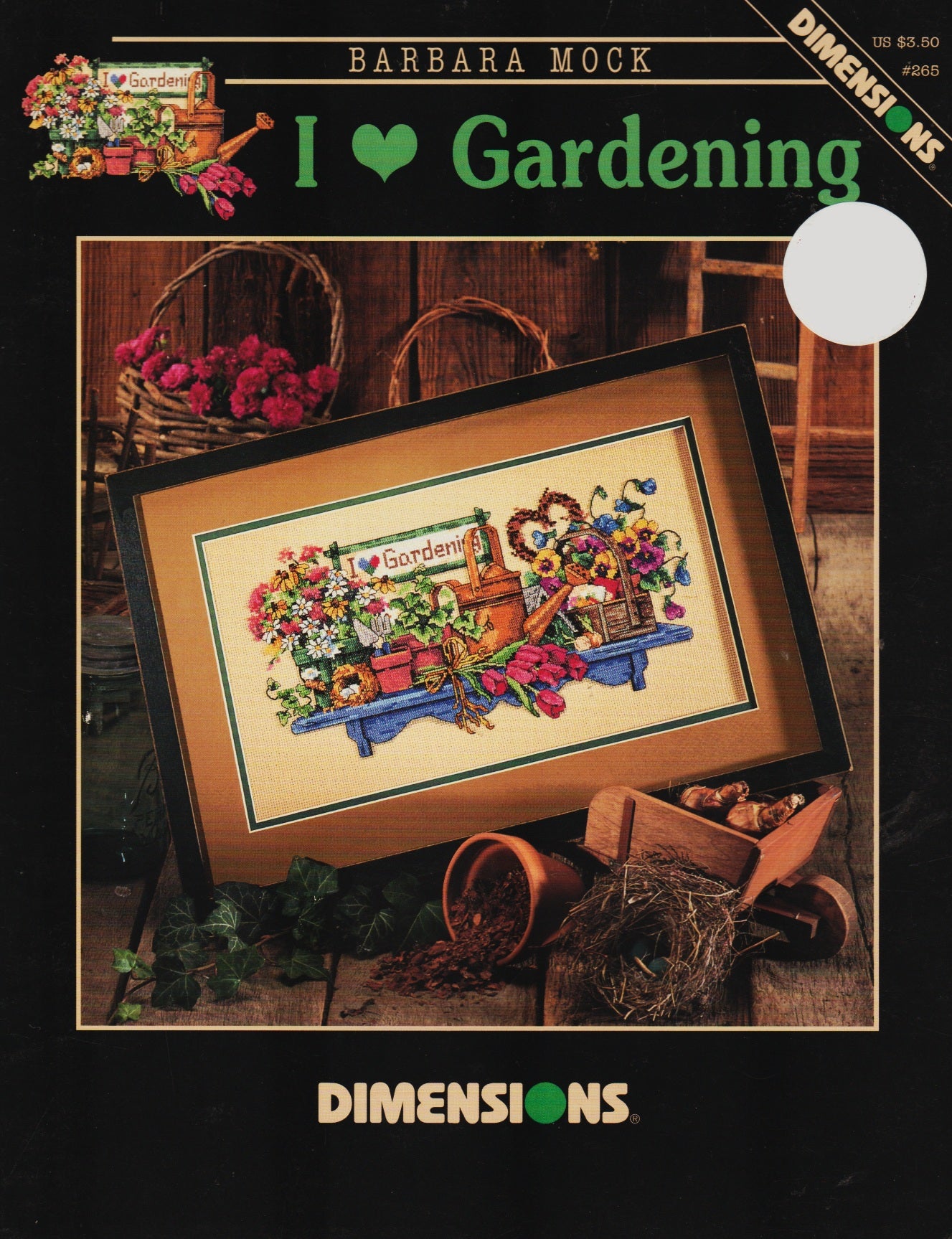 Dimensions I Love Gardening 265 cross stitch pattern