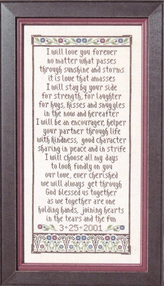 My Big Toe I Will MBT-174 cross stitch pattern