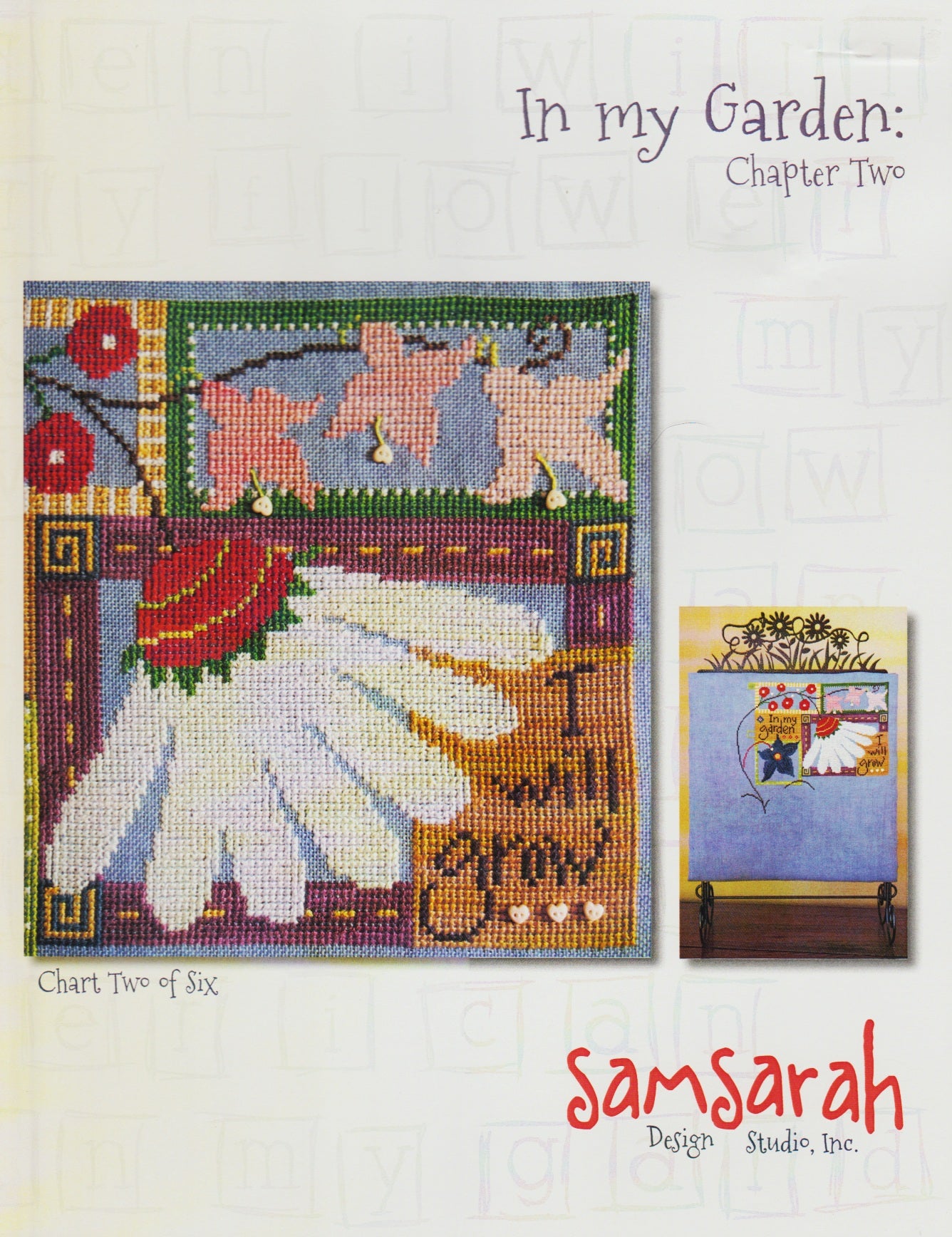 Sam Sarah In My Garden Chapter Two 9081 cross stitch pattern