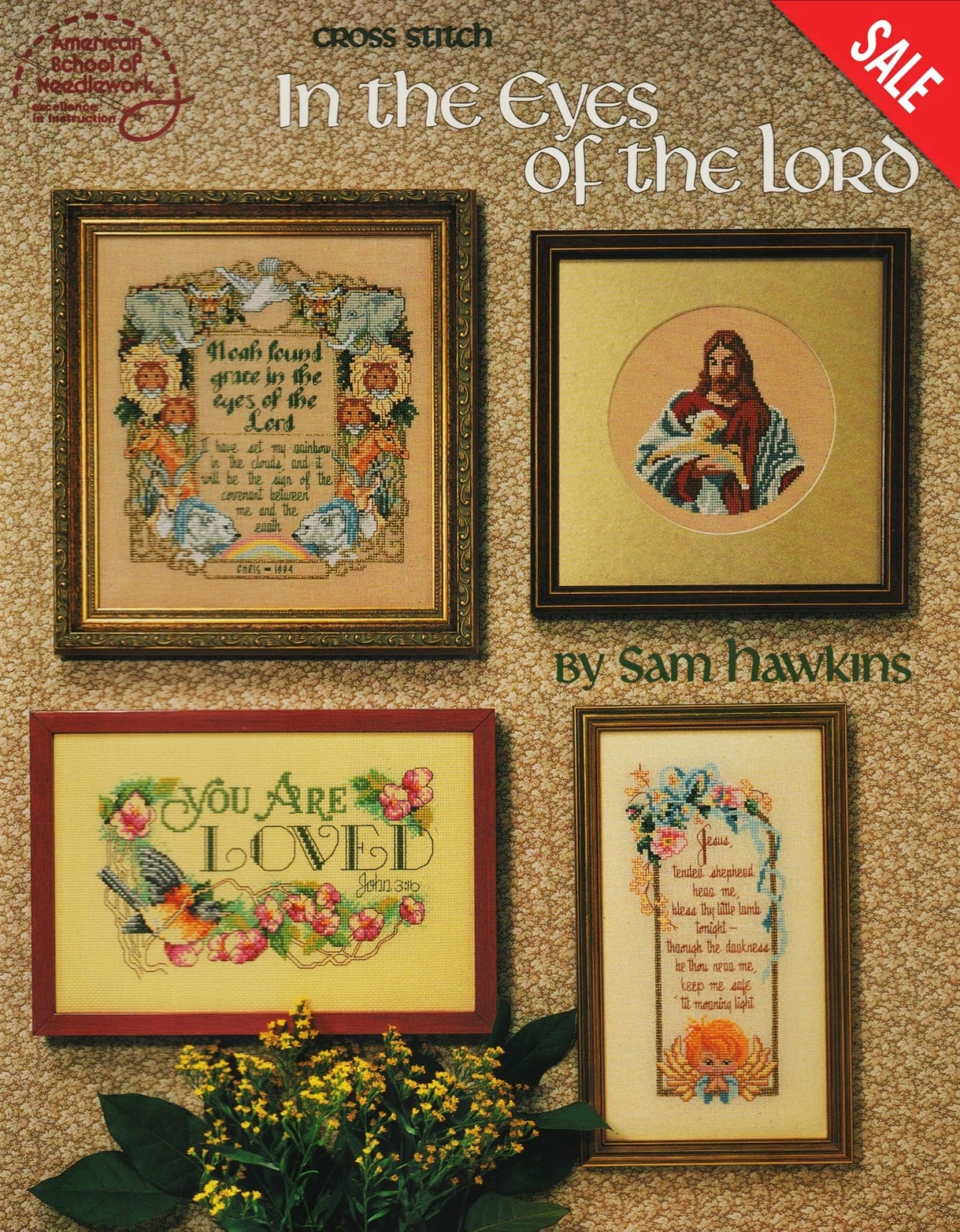 American School of Needlework In The Eyes Of The Lord 3635 religious cross stitch pattern