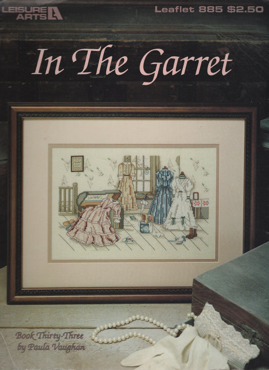 Leisure Arts In The Garret 885 cross stitch pattern
