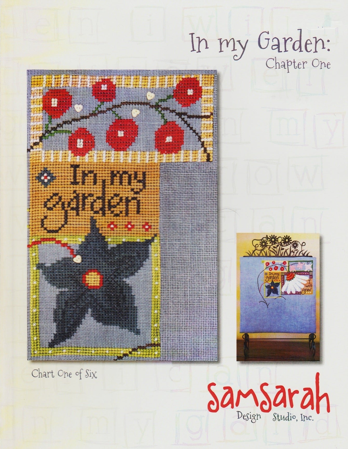 Sam Sarah In My Garden Chapter One 9080 cross stitch pattern