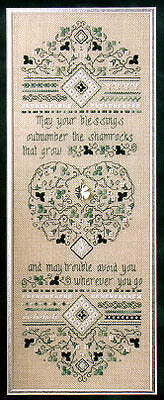 Sweetheart Tree Irish Blessing Sampler SV-068 cross stitch pattern