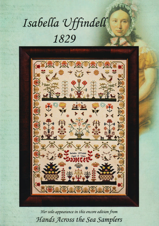 Hands Across The Sea Samplers Isabella Uffindell 1829 cross stitch pattern