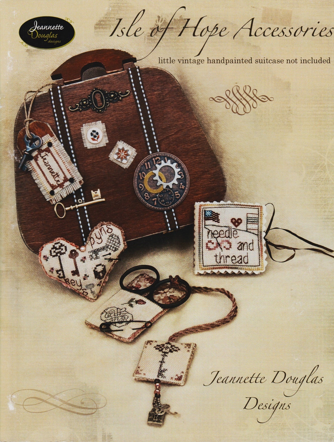 Jeannette Douglas Designs Isle of Hope Accessories cross stitch pattern