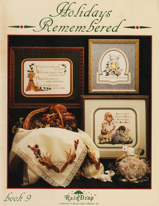 Stoney Creek Raindrop Holidays Remembered BK9 cross stitch pattern