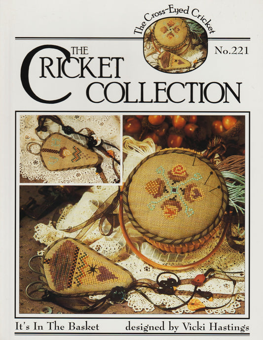 Cricket Collection It's In The Basket CC221 cross stitch pattern
