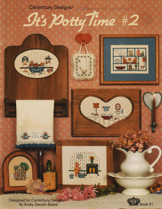 Canterbury Designs It's Potty Time #2 51 cross stitch pattern