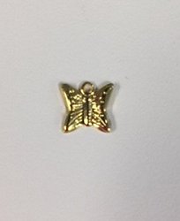 Stoney Creek Small Gold Butterfly charm J12136-BR