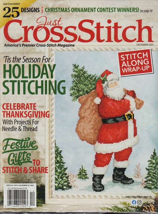 Just CrossStitch December 2021 Magazine