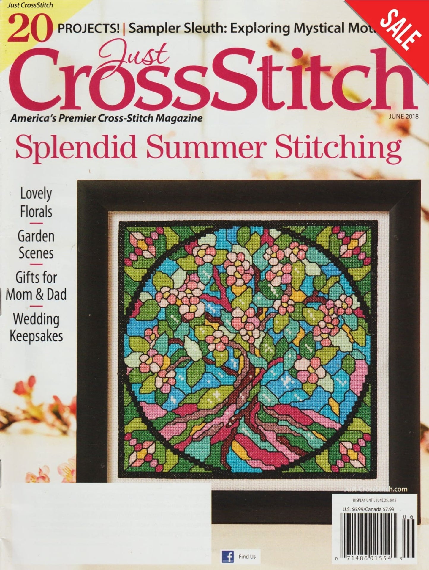 Just Cross Stitch June 2018 cross stitch magazine