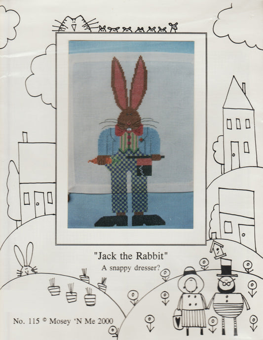 Mosey 'N Me Jack The Rabbit 115 cross stitch pattern