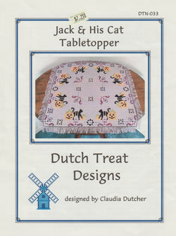 Dutch Treat Designs Jack & His Cat DTN-033 halloween cross stitch pattern