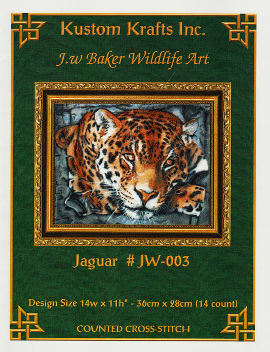 Kustom Krafts Jaguar JW-003 cross stitch pattern