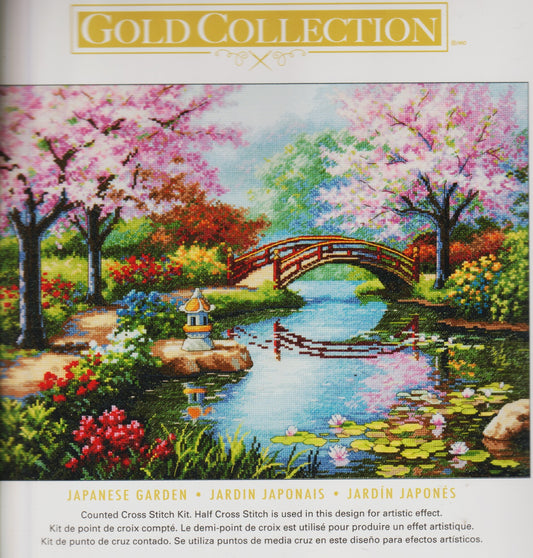 Dimensions Japanese Garden 70-35313 asian cross stitch kit