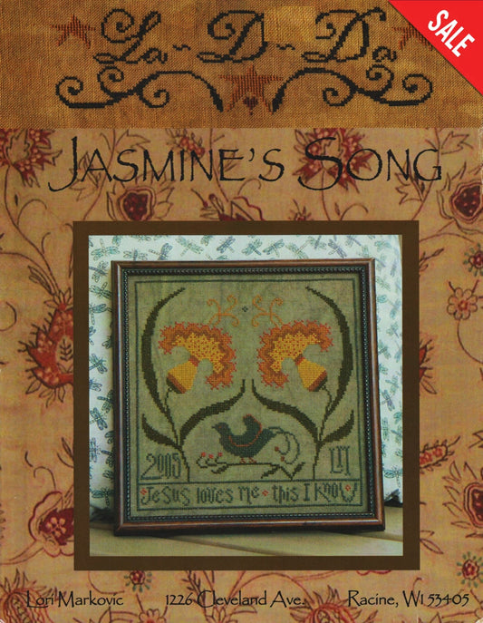 La-D-Da Jasmine's Song cross stitch pattern