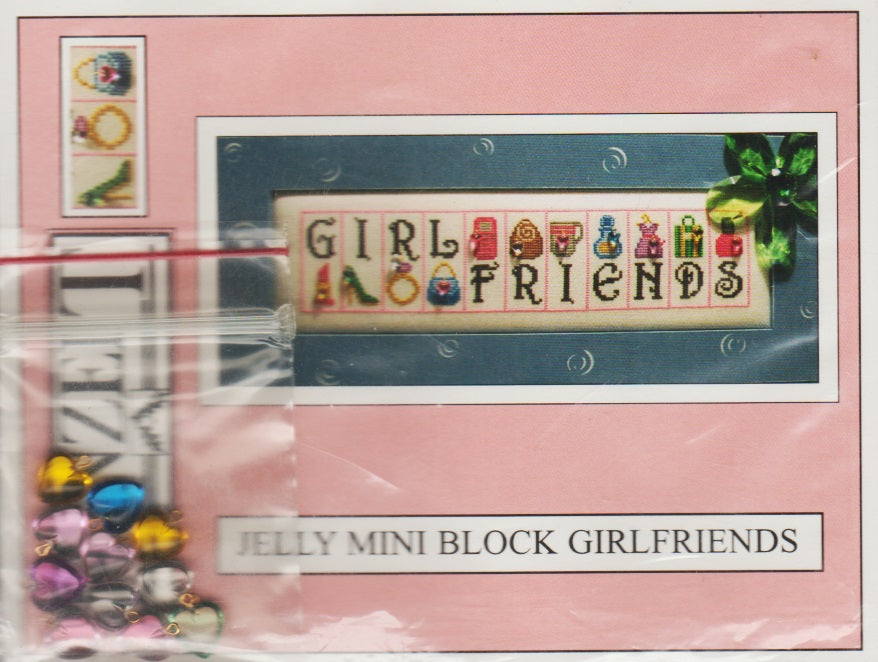 Hinzeit Jelly Mini Block Girlfriends cross stitch pattern