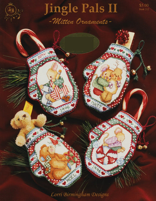 Lorri Birmingham Designs Jingle Pals 212 cross stitch pattern