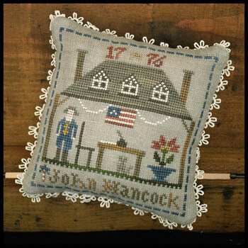 Little House Needleworks John Hancock Early Americans cross stitch pattern