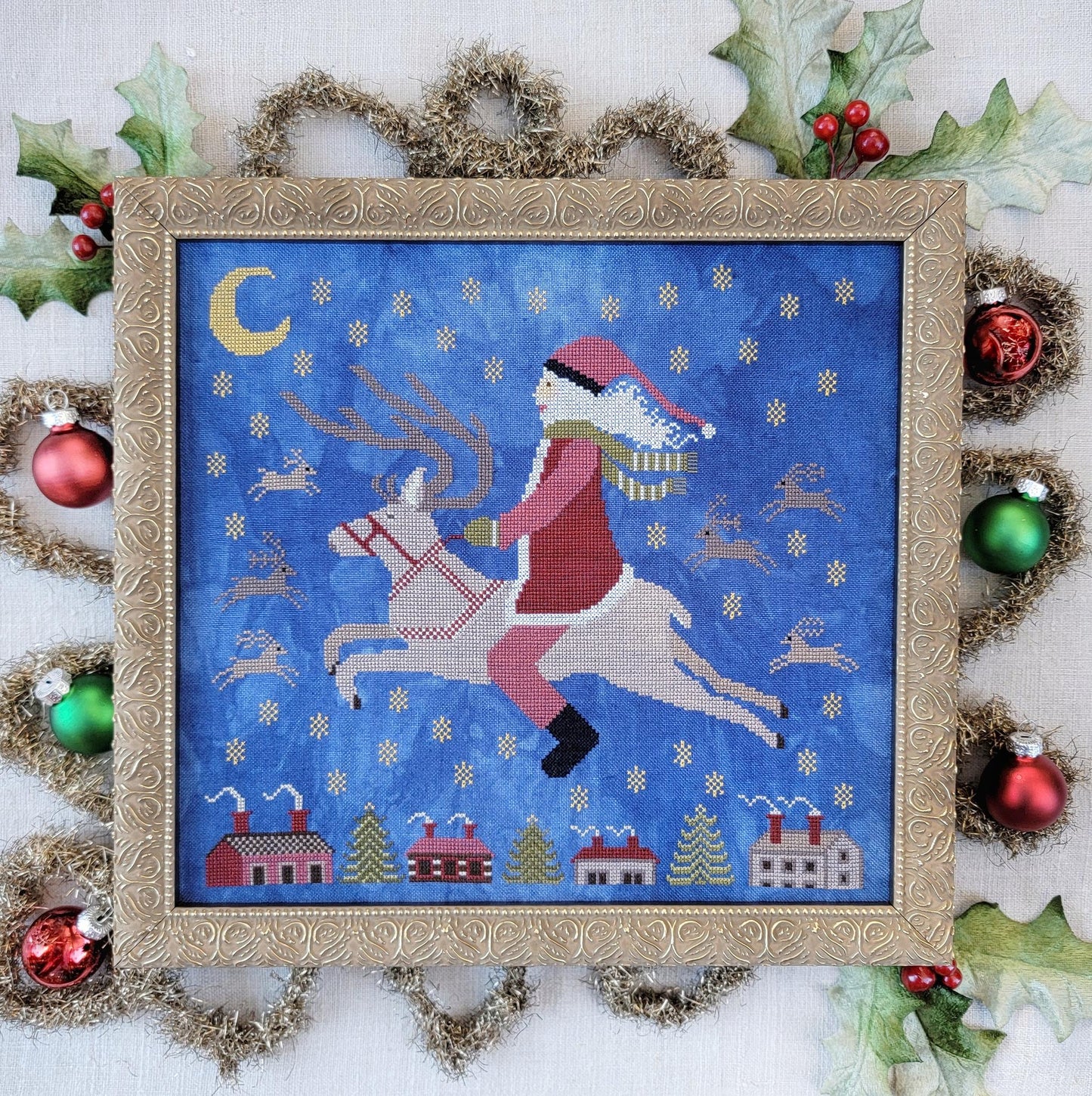 Kathy Barrick Joy Ride christmas cross stitch pattern