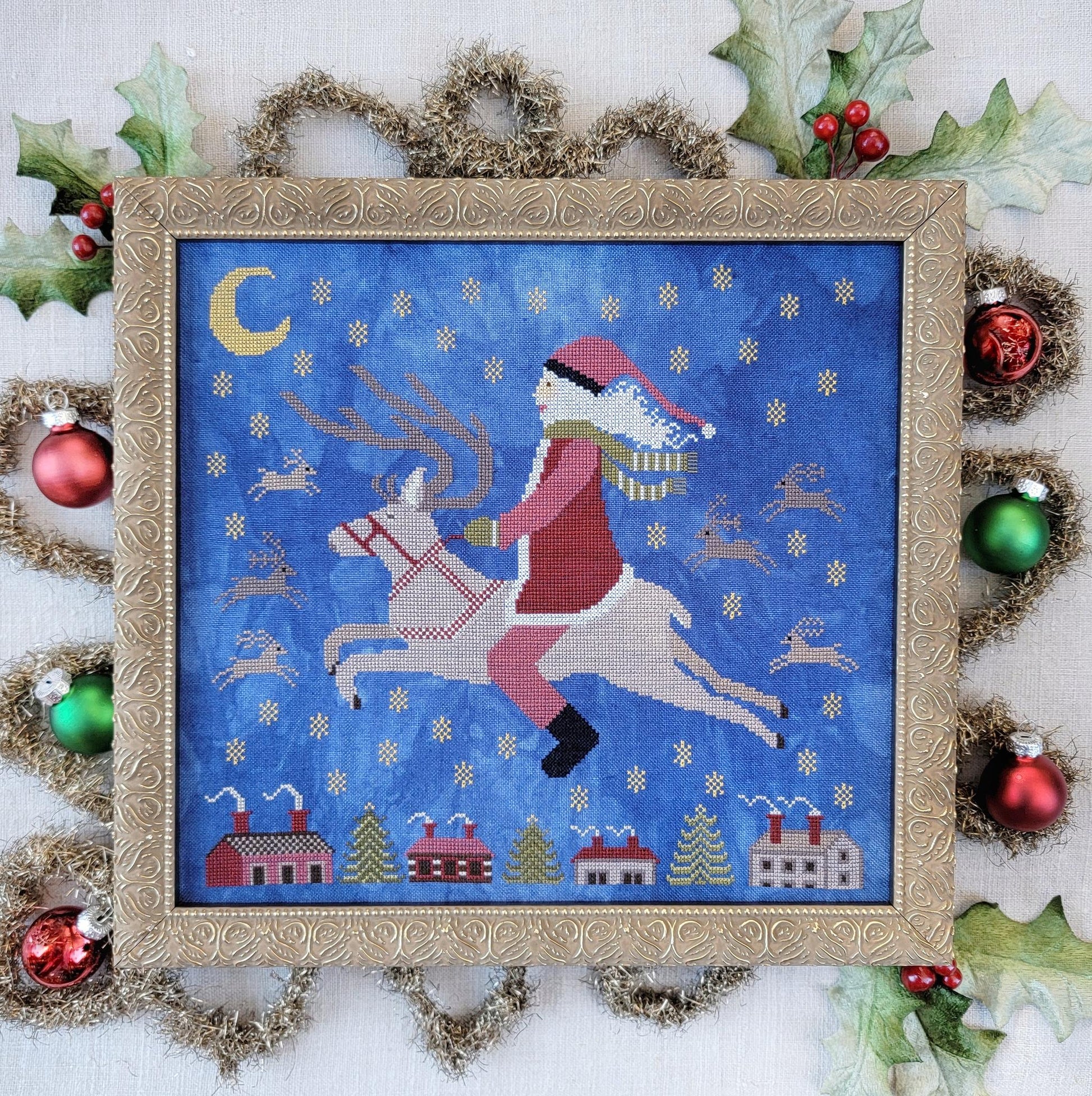 Kathy Barrick Joy Ride christmas cross stitch pattern