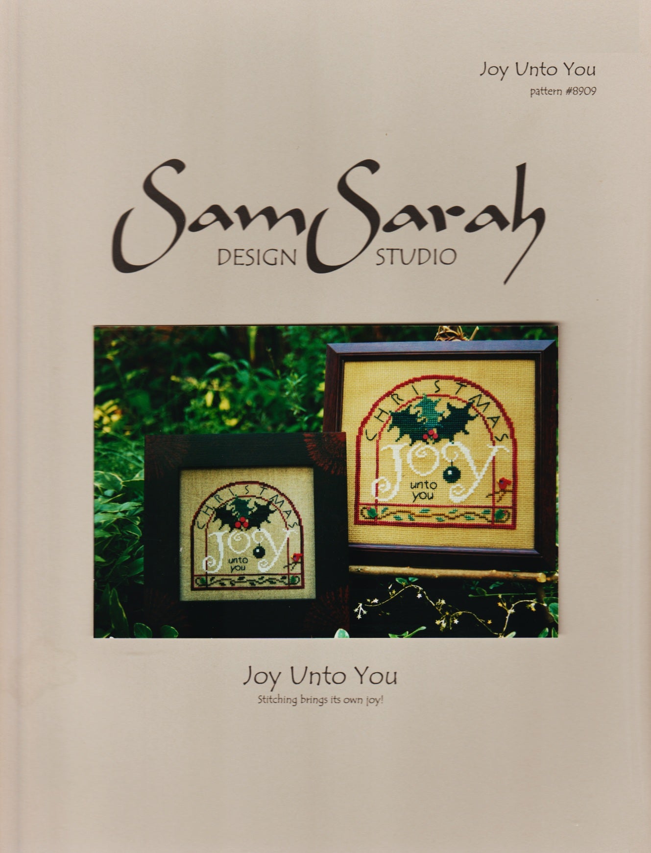 Sam Sarah Joy Unto You 8909 christmas cross stitch pattern