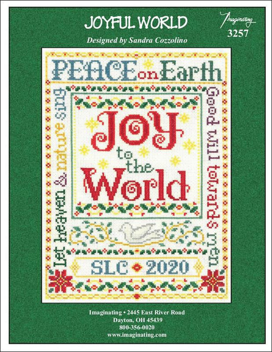 Imaginating Joyful World 3257 christmas cross stitch pattern