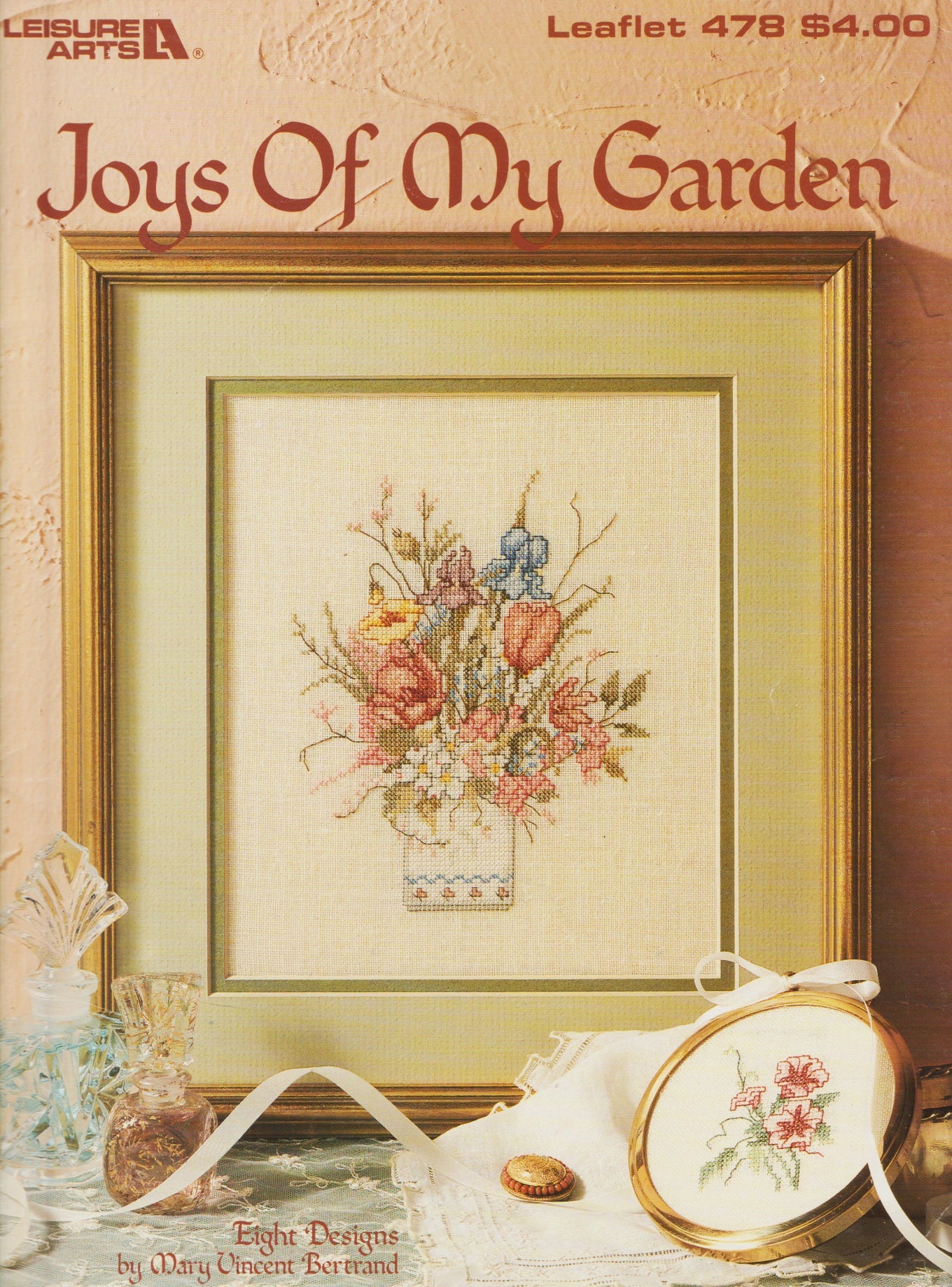 Leisure Arts Joys Of My Garden 478 flowers cross stitch pattern