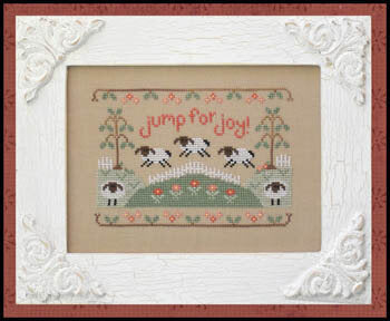 Country Cottage Needlworks Jump For Joy CCN119 sheep cross stitch pattern