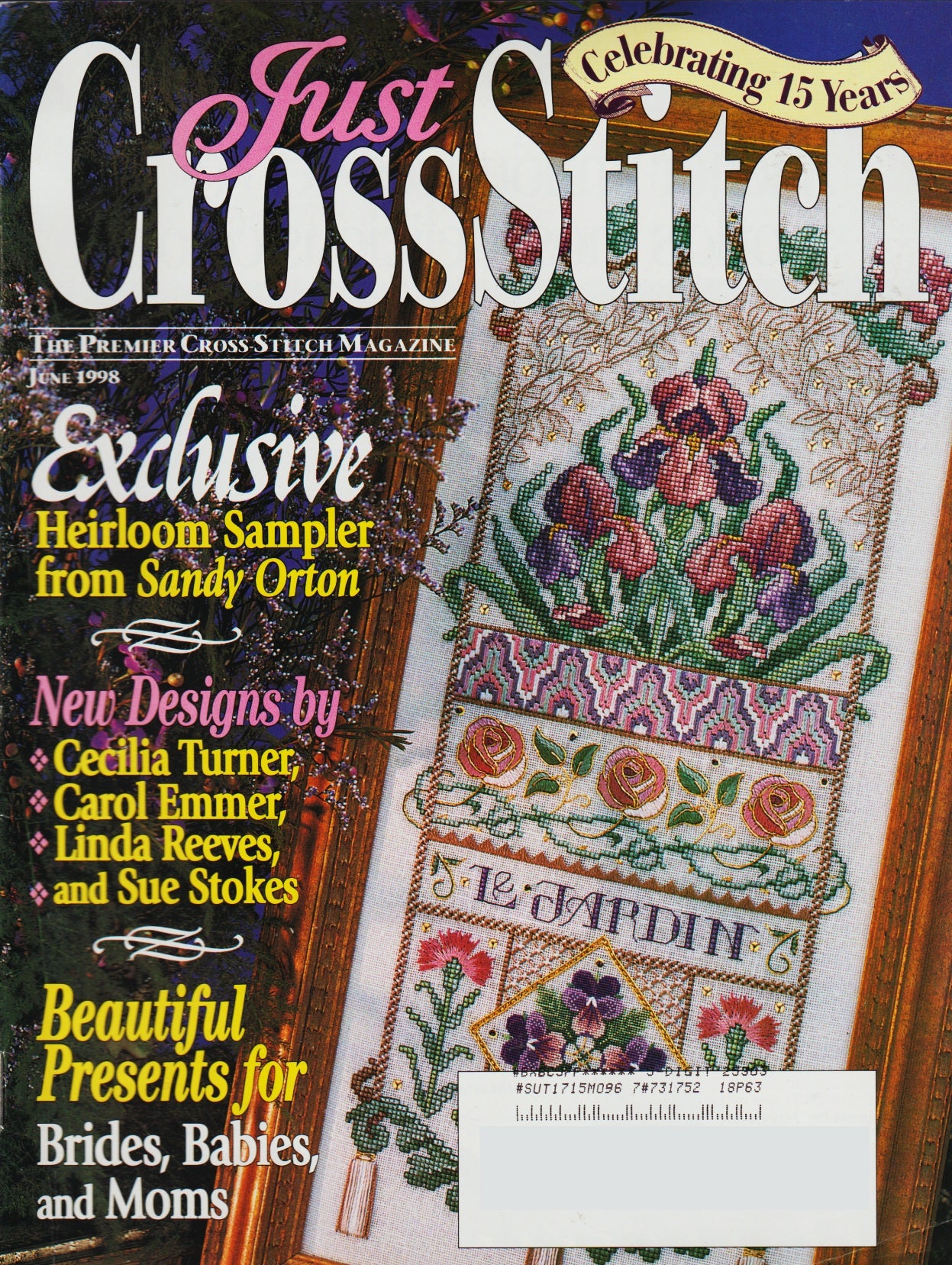 Just CrossStitch June 1998 magazine