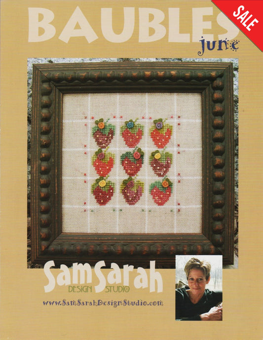 Sam Sarah June Baubles cross stitch pattern