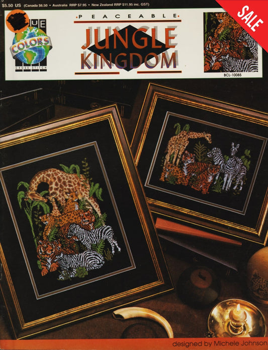 True Colors Jungle Kingdom BCL-10085 cross stitch pattern