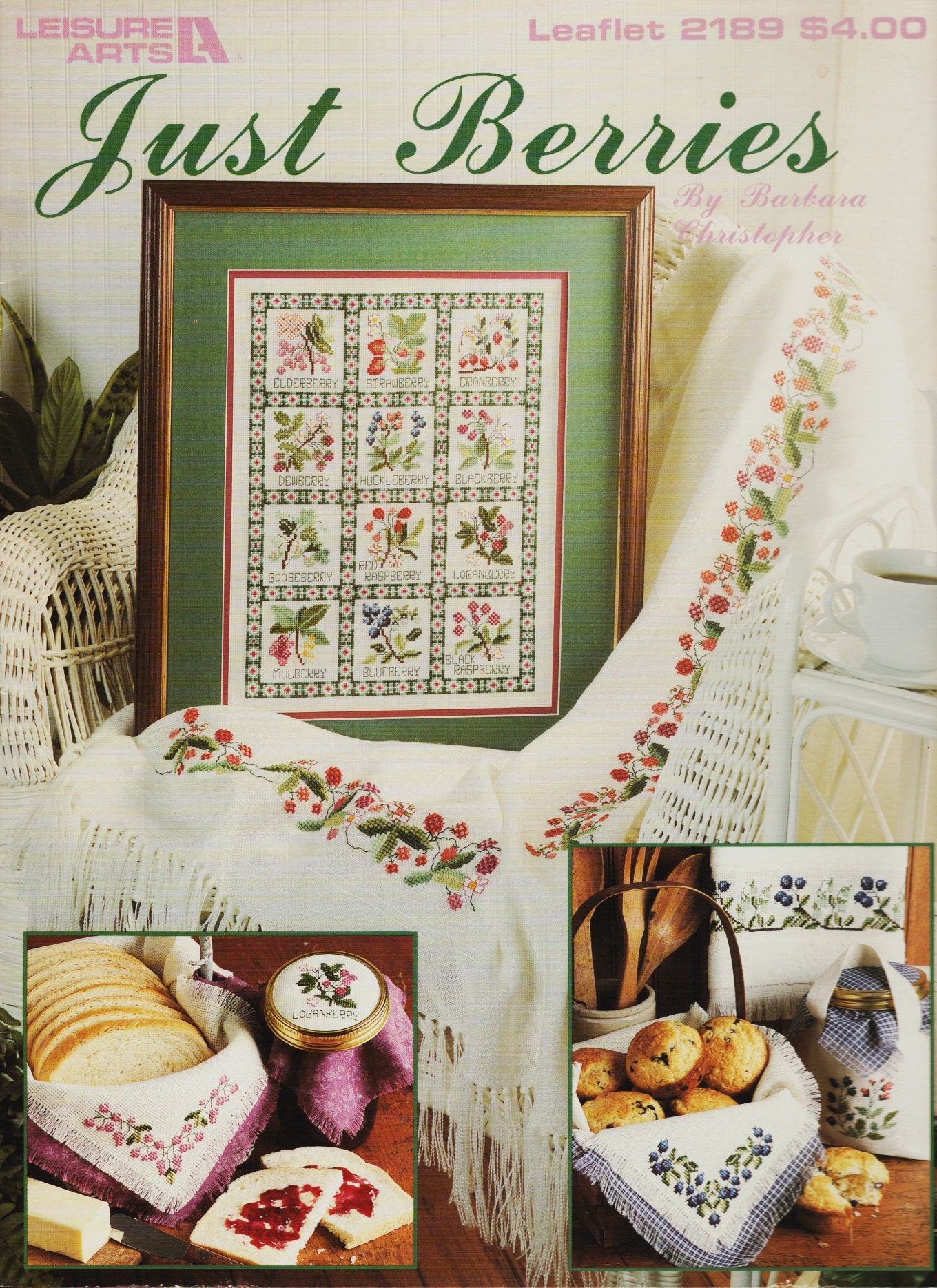 Leisure Arts Just Berries 2189 cross stitch pattern