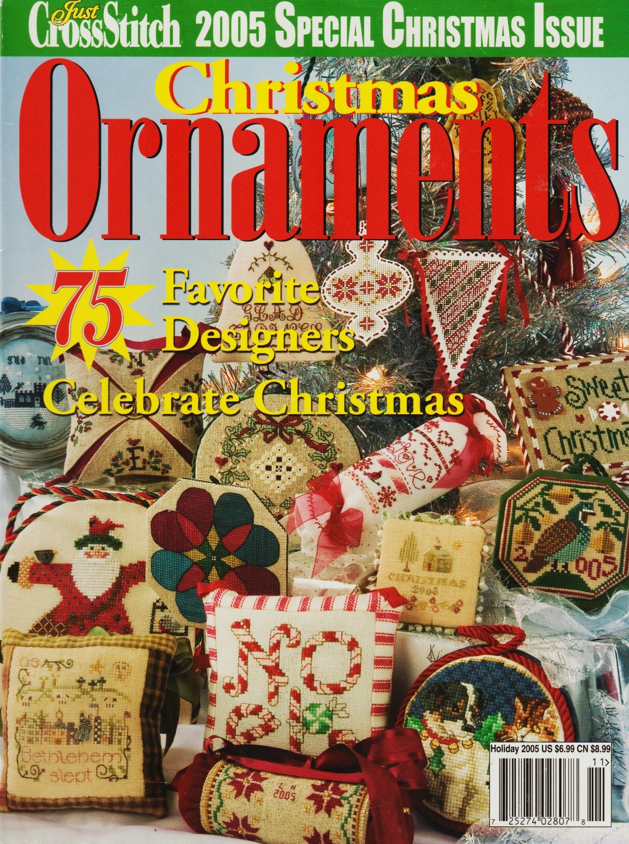 Just CrossStitch 2005 Christmas Ornaments magazine