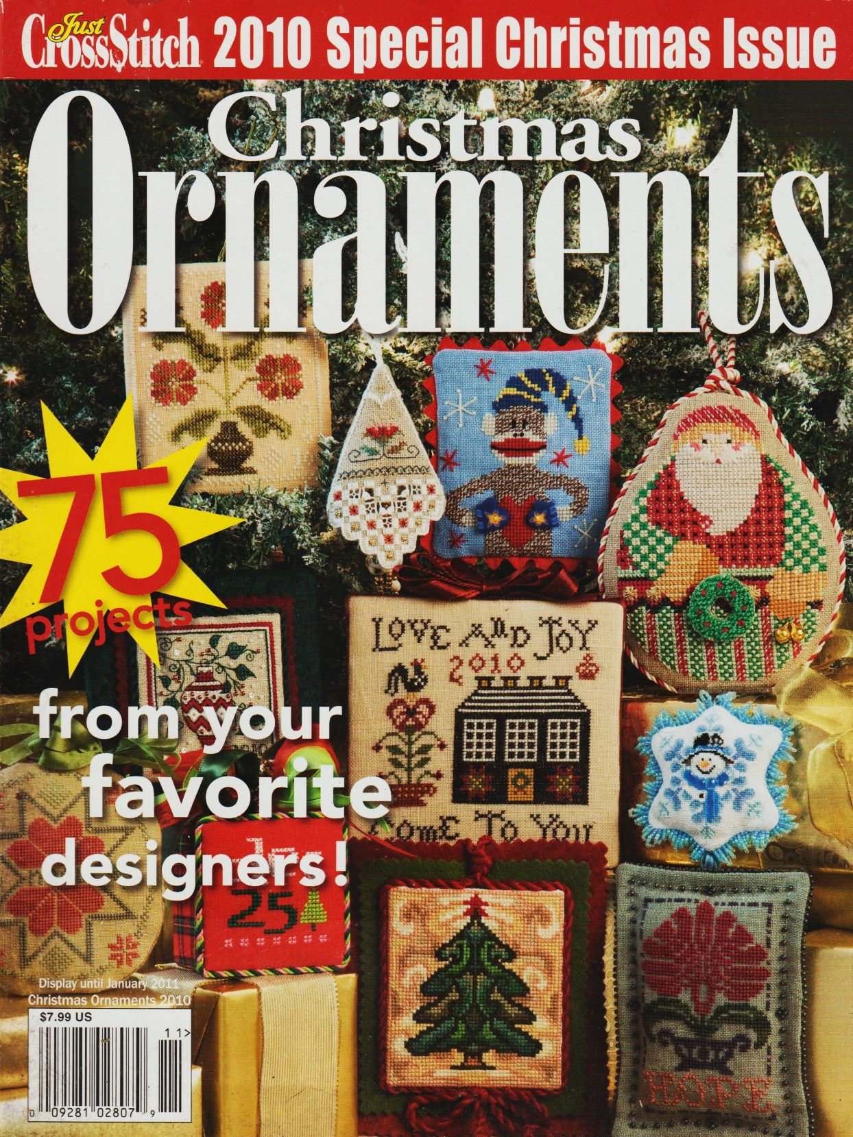 Just CrossStitch 2010 Christmas Ornaments magazine