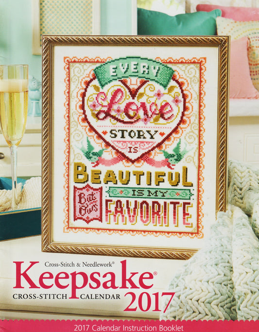 Craftways Keepsake Calendar 2017 calendar cross stitch pattern