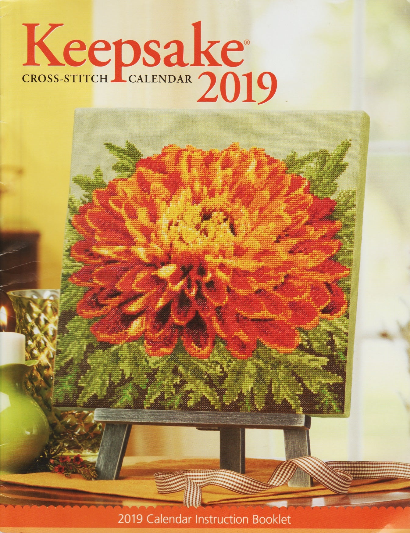 Craftways Keepsake Calendar 2019 cross stitch pattern