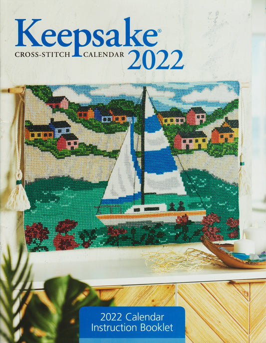 Craftways Keepsake Calendar 2022 cross stitch pattern