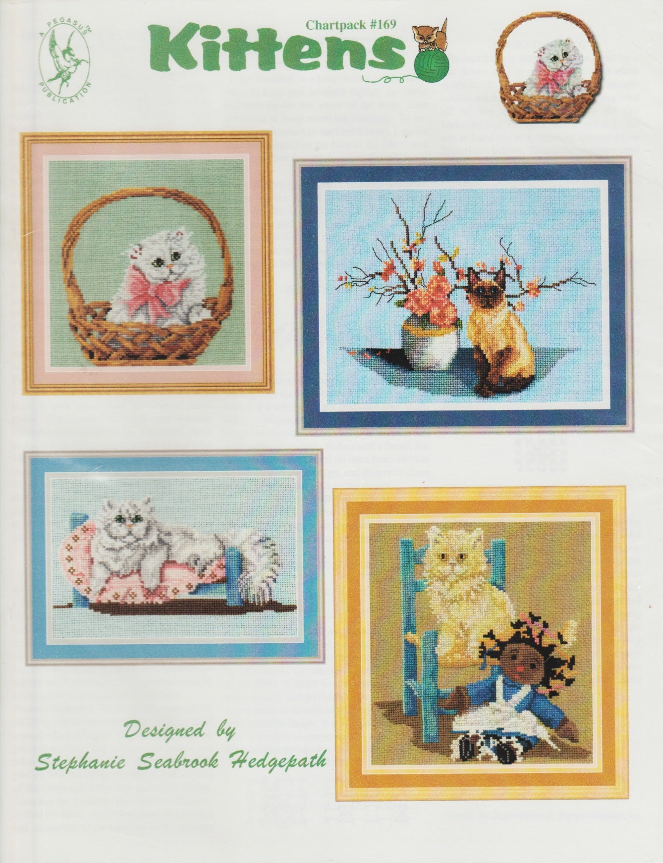 Pegasus Kittens 169 cross stitch pattern