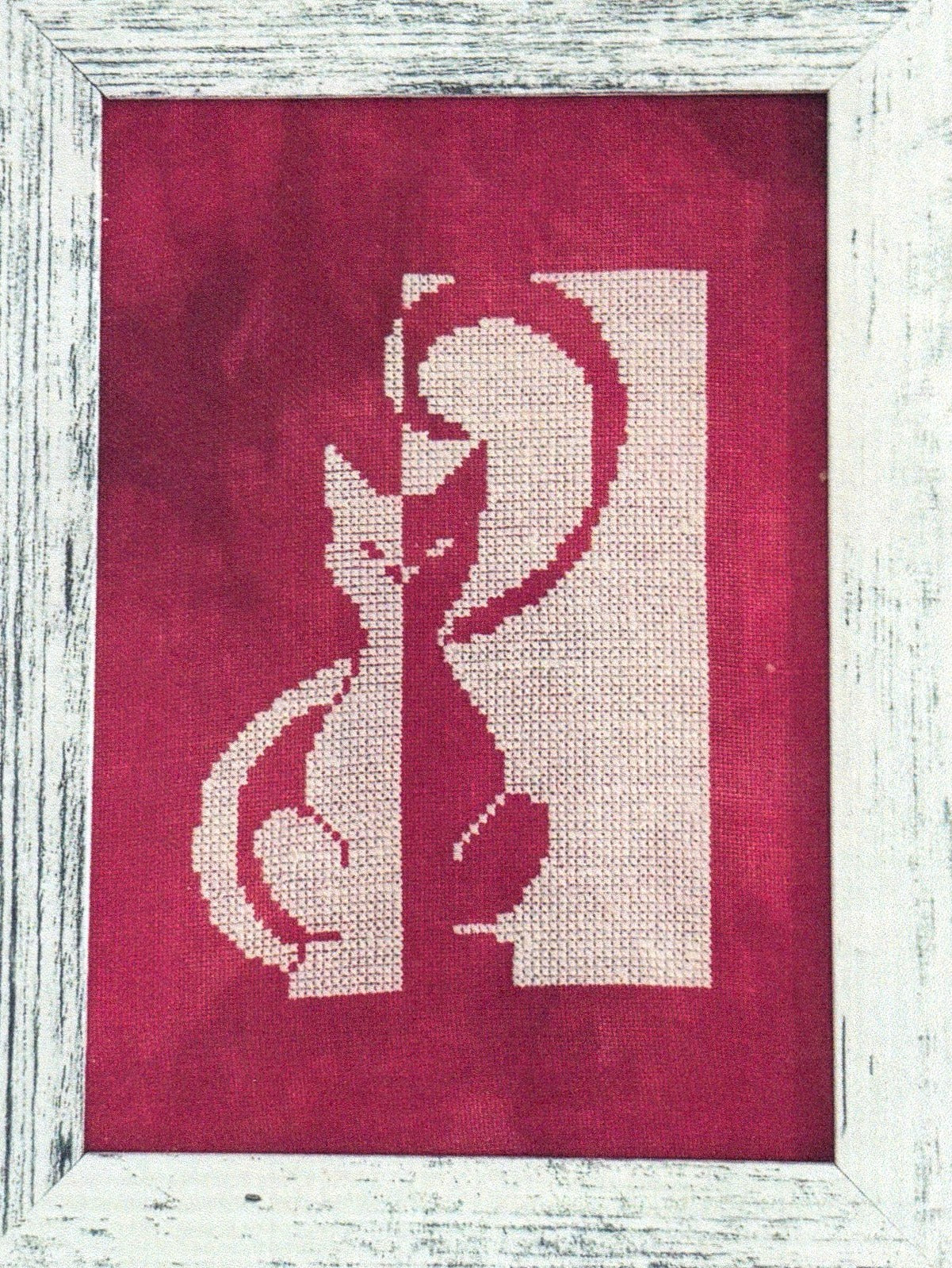 Salty Stitcher Kitty 73 cross stitch pattern