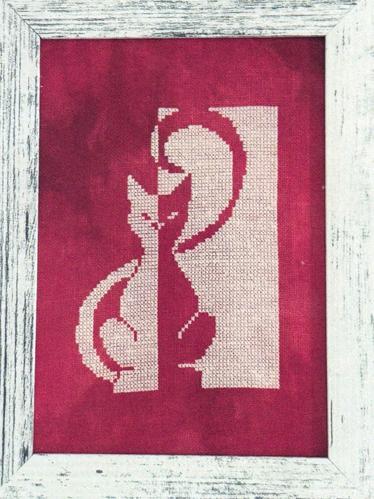 Salty Stitcher Kitty 73 cross stitch pattern