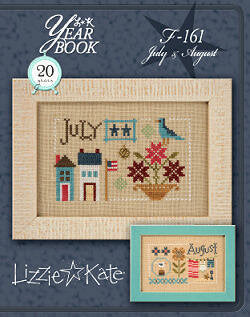 Lizzie Kate Yearbook July & August F161 cross stitch pattern