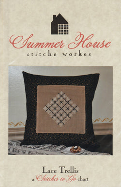 Summer House Lace Trellis cross stitch pattern